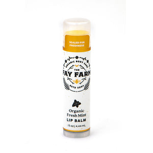 Organic Lip Balm, Fresh Mint