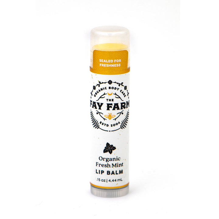 Organic Lip Balm, Fresh Mint