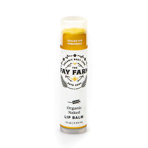 Organic Lip Balm, Naked