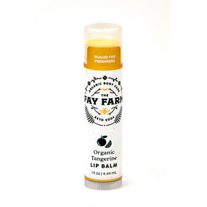 Organic Lip Balm, Tangerine