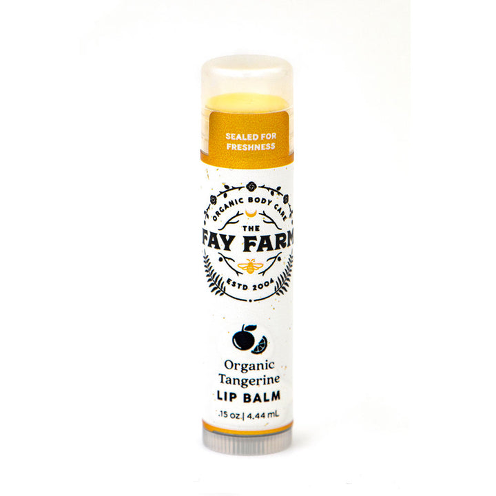 Organic Lip Balm, Tangerine