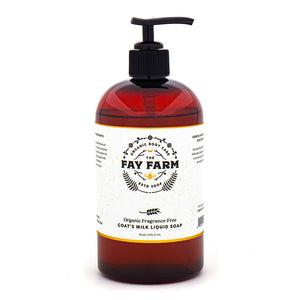 Organic Liquid Goat's Milk Soap, Fragrance Free