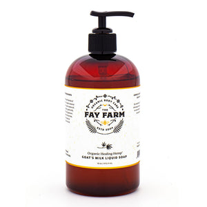 Organic Liquid Goat's Milk Soap, Healing Hemp™
