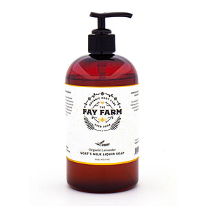Organic Liquid Goat's Milk Soap, Lavender