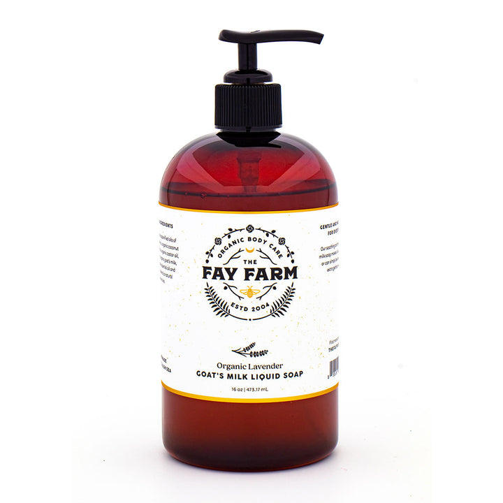 Organic Liquid Goat's Milk Soap, Lavender