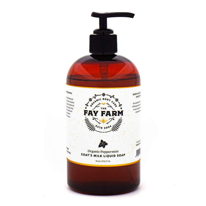 Organic Liquid Goat's Milk Soap, Peppermint